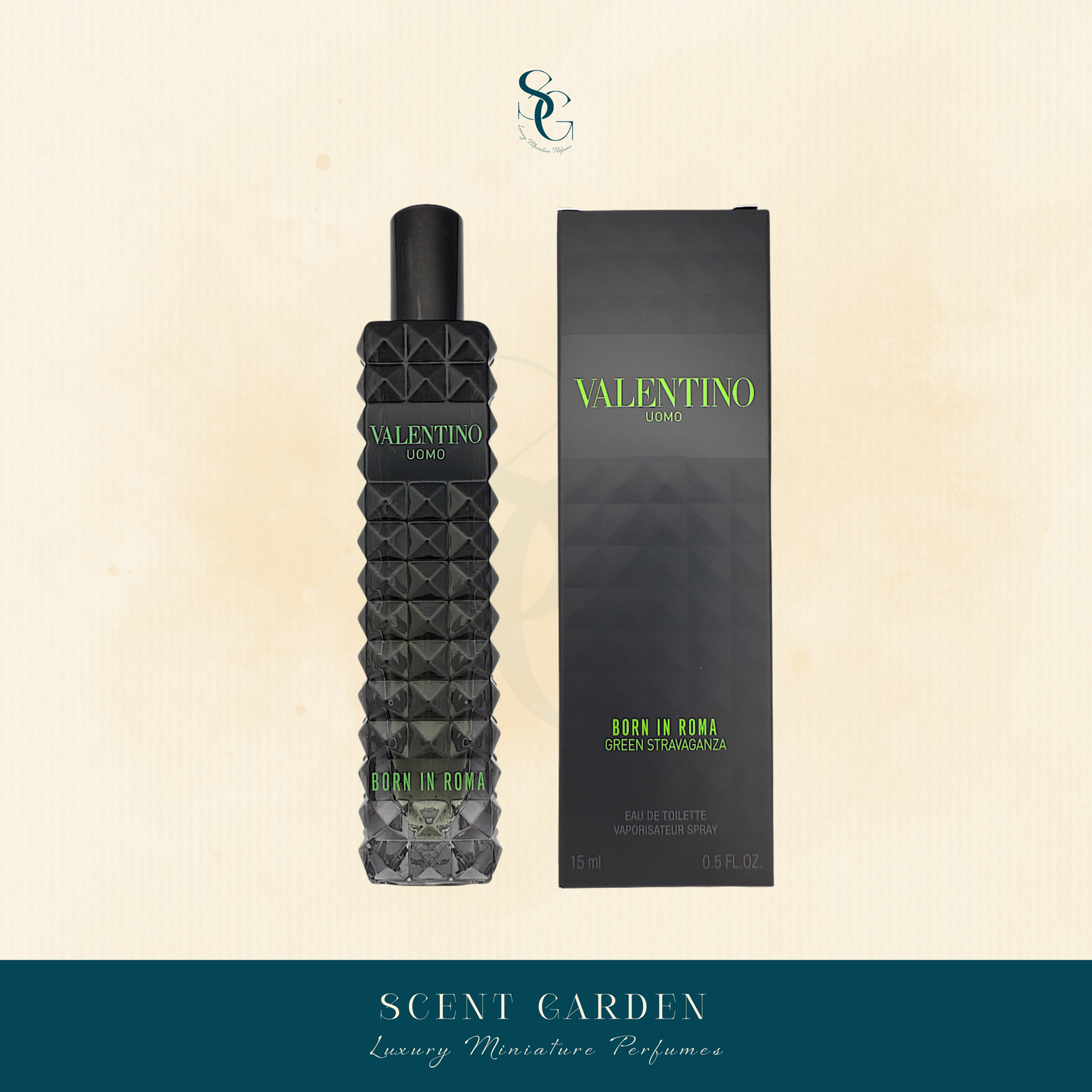 Valentino: Uomo Born in Roma Green Stravaganza (15 ml)