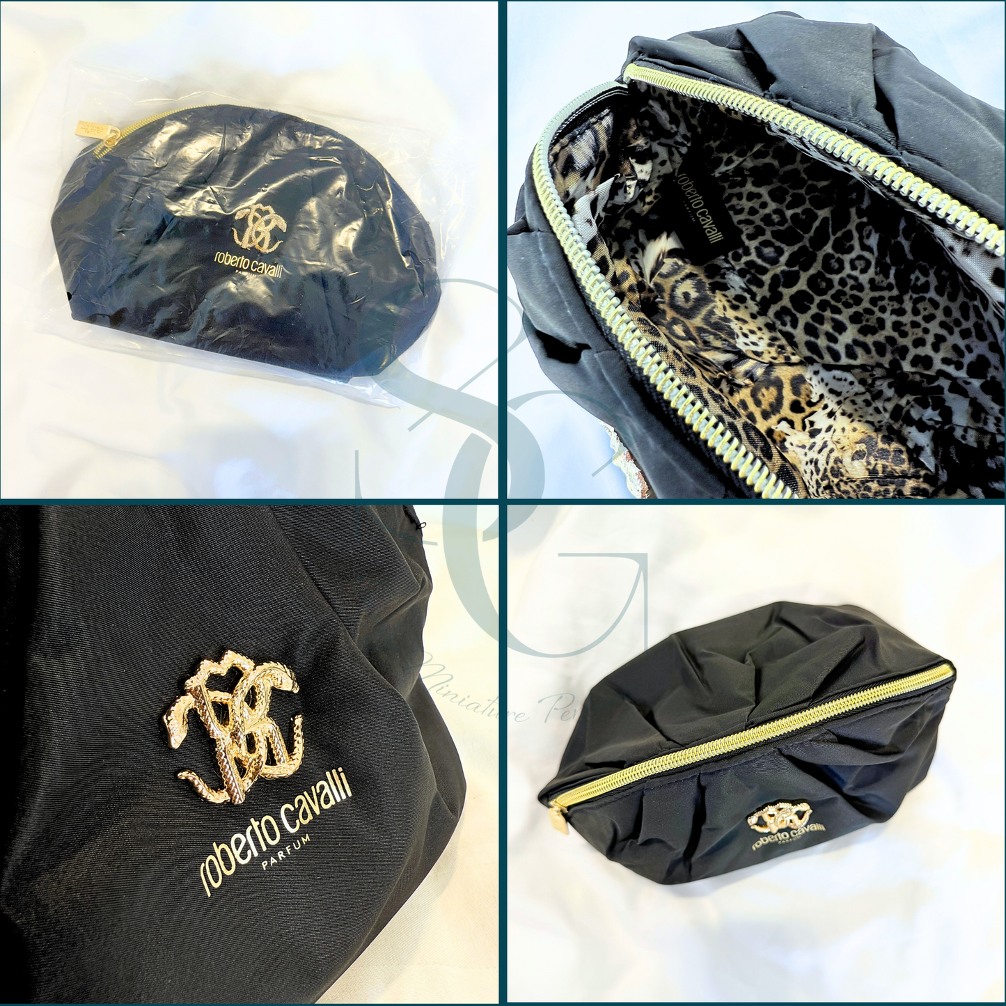 Roberto Cavalli: Black Tiger Pouch