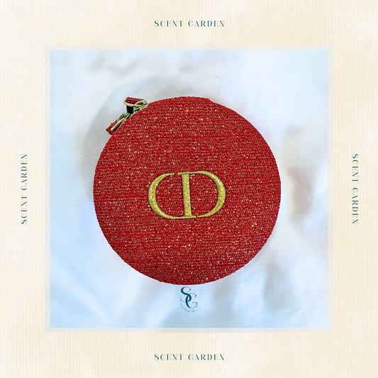 Christian Dior: Red Glitter Vanity